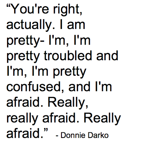 quotes for tumblr. quotes cinema donnie darko